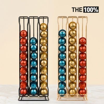 THE100% 네스프레소 호환 캡슐커피 보관함 3열 그랜드타워 60구 홀더 거치대