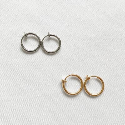 미니 심플 링 귀찌