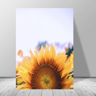 카페인테리어 황금 해바라기꽃그림 캔버스 액자1