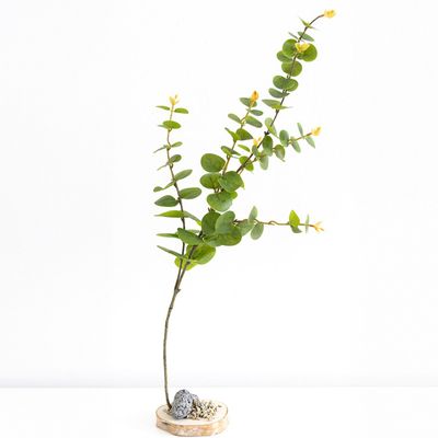 유칼립투스 조화 화분 그린 인테리어 나무set 27x69cm