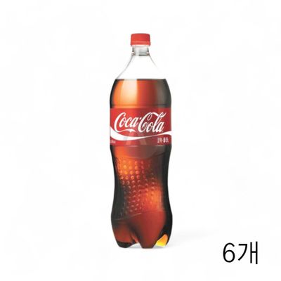 WL 코카콜라 콜라 1.5L X 6개 음식점 페트병음료 패트병음료 페트음료수 탄산음료 식자재(WFLPOG7)