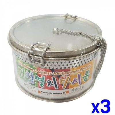 WL 스텐 육수통 10x13cm x3개 다시백 육수망 우림망(WFLR0Q0)