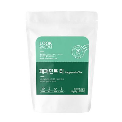 룩아워티 페퍼민트티 20티백/음료 녹차