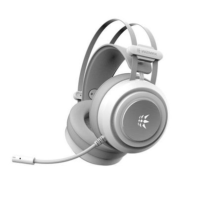 가상 7.1채널 게이밍 헤드셋 노이즈캔슬링 LED 화이트