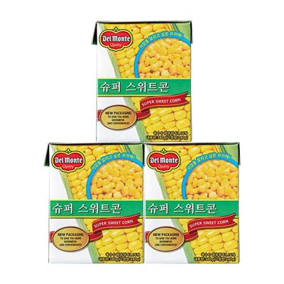 델몬트 슈퍼 스위트콘 통조림 380g 3개
