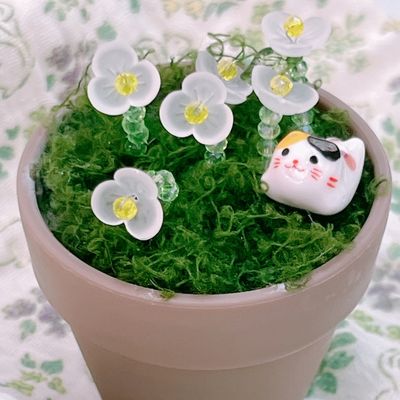 귀여운 비즈 식물 만들기 DIY 키트 재료 부자재 수업