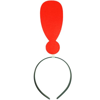 코믹 특수기호 머리띠 (느낌표)