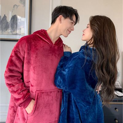 방콕 극세사 겨울 잠옷 입는담요 DD-11278(W97894D)