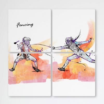 pj687-멀티액자_스포츠펜싱