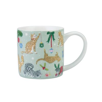 윈터캣 고양이 머그 컵