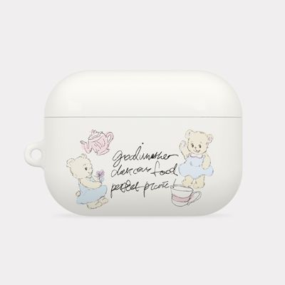bear picnic time 디자인 [hard 에어팟케이스 시리즈]