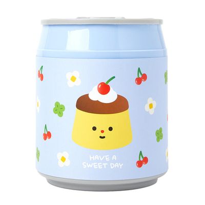 아트박스 캔 휴지통 푸딩