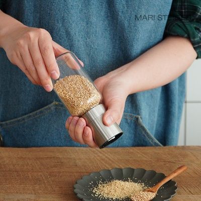 MOLINO 깨갈이 소금후추갈이 수동 그라인더 (라지)