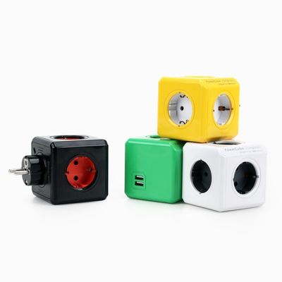 아이정 퍼워큐브 5구 디자인 멀티탭 콘센트