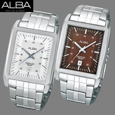 [ALBA] 正品 알바 남성용 메탈시계 AXDT57X1/AXDT59X1 (2종택1)