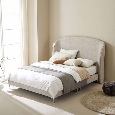 호텔라인 패브릭 침대 프레임 퀸 WB495