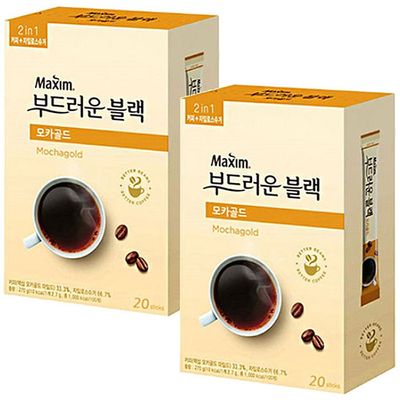Maxim Mochagold 부드러운 블랙 20개입x2개