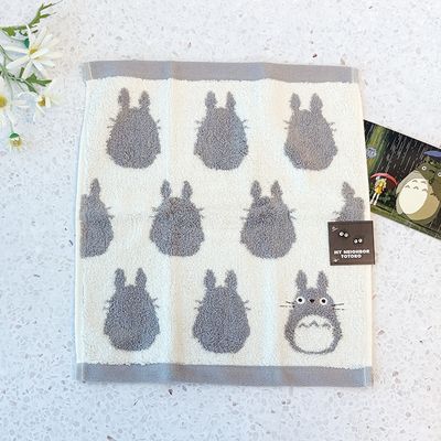 이웃집 토토로 실루엣 핸드 타월