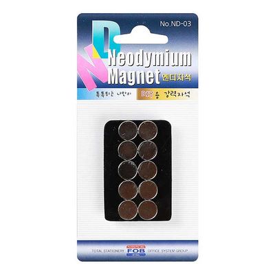 Neodymium Magnet 원형 10mm 3T