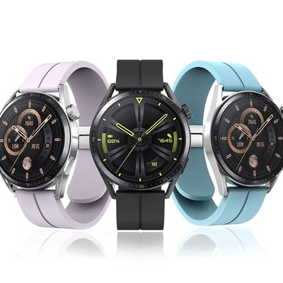 QCY GT GT2 GT프로 워치 디버클 자석식 스트랩 실리콘재질 스포츠밴드 22mm(WFNNOM5)