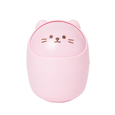 아트박스 핑크캣 미니휴지통