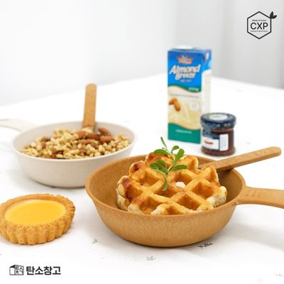 [5개세트] 탄소창고 CXP목재 손편한 앞접시