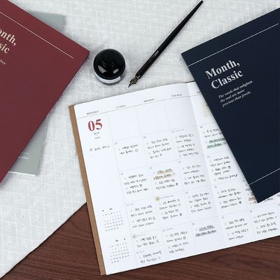 2026 클래식 먼슬리 플래너 L