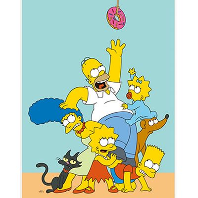 DIY 그림그리기 심슨 도넛 40x50