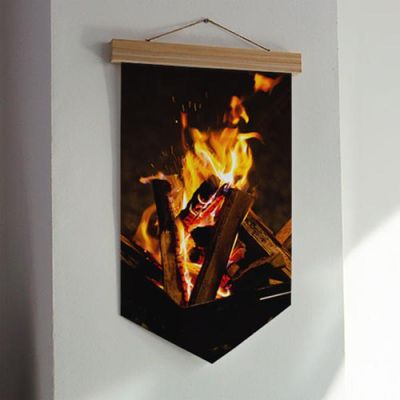 eh104-우드페넌트_40CmX62Cm_활활타는장작불