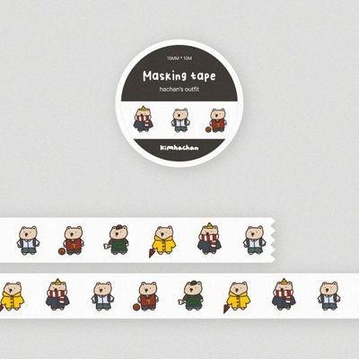 하찬스 아웃핏 마스킹 테이프
