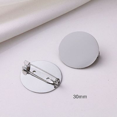 DIY 원형 브로치 만들기 재료 대형 30mm(WFJZVTZ)
