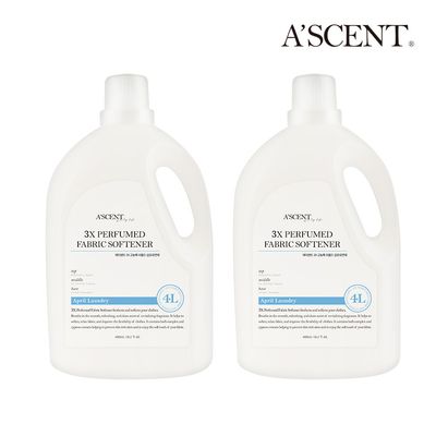 에이센트 고농축 향기좋은 퍼퓸 섬유유연제 4L 2개