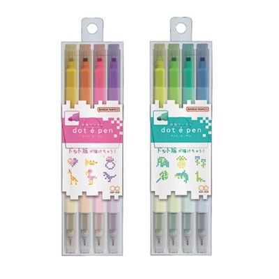 [썬스타] 사각 도트 마커 4종 세트 