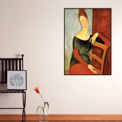 [THE BELLA] 모딜리아니-빨간 의자에 앉아 있는 잔 에뷔테른