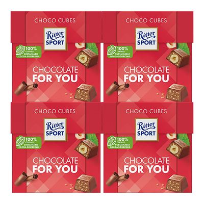 리터스포트 초코큐브 초콜릿 포유 176g 4개