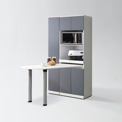 루블린 주방 식탁 렌지대+틈새장 세트 도어형 (착불)