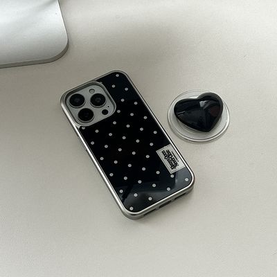 도트 컬러 라벨 [실버 맥세이프 범퍼케이스]