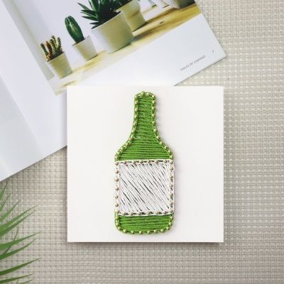 꼬마 소주 스트링아트 만들기 패키지 DIY