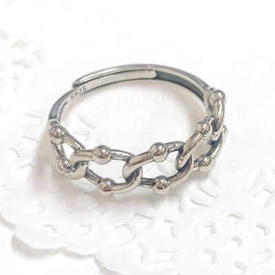 순은반지 프리다매듭 프리사이즈 925실버반지