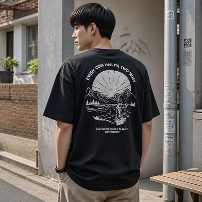 남성 그래픽 티셔츠 프린팅 의류(WFPFMVU)