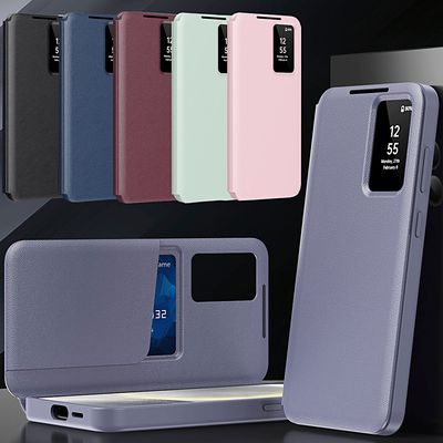 갤럭시 a55 a56 스마트 뷰 카드 지갑  가죽 풀커버