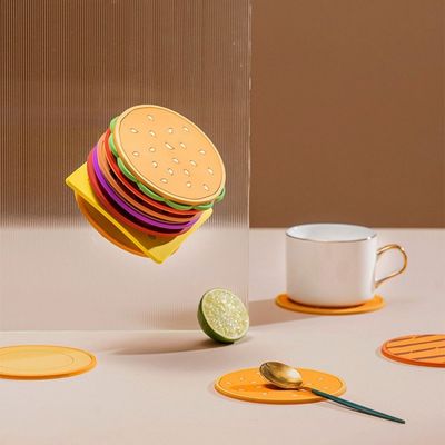 티코스터 방수 인테리어 코스터 받침 컵코스터 야채 음식 감성 귀여운(WFOMN3F)