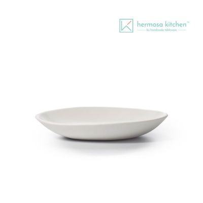 [에르모사키친] 컬러머드 9인치 플레이트 화이트 23cm