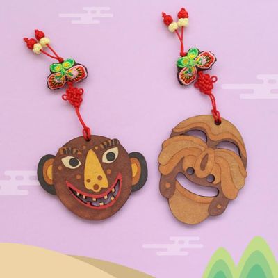 탈 매듭고리 2종