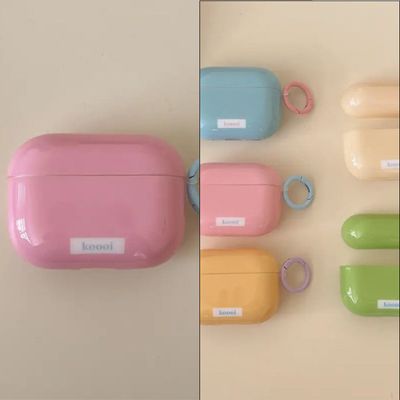 심플 솔리드 컬러 에어팟 케이스 프로 2 3 4