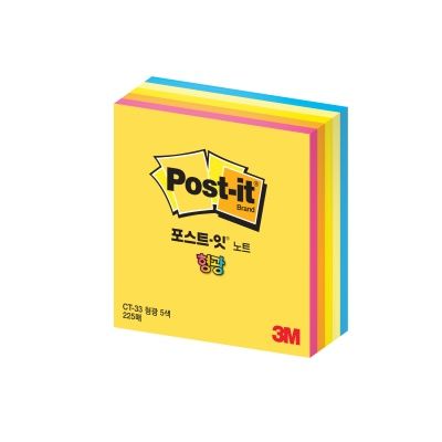 3M 포스트잍 큐브 형광