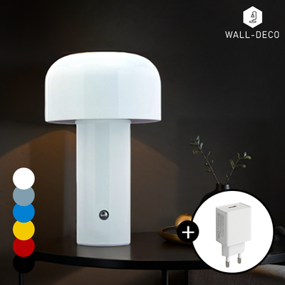 [월데코] 감성 터치 머쉬룸 무드등 6color+어댑터 증