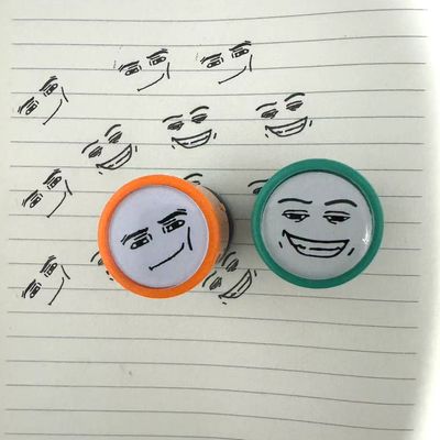 얼굴 표정 도장 스탬프 다꾸 다이어리 꾸미기 스탬프