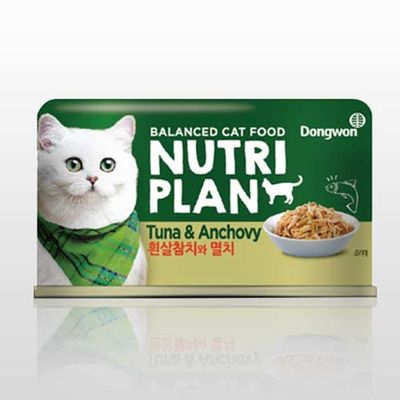 고양이 장건강 캔간식 참치 멸치 160g 1P 통조림 영양(WFLSOPH)
