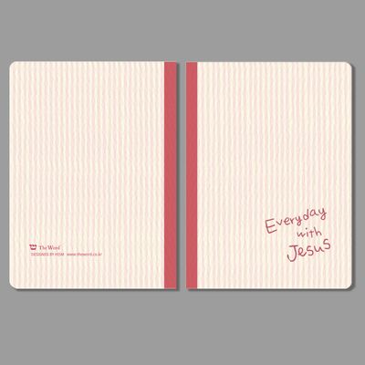미니 무지노트_ everyday with Jesus (라인_레드)